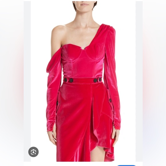 Self Portrait Velvet Top - Picture 2 of 2